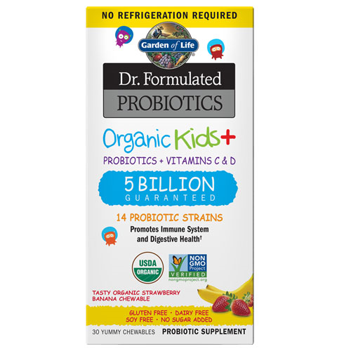 Dr. Formulated Probiotics Organic Kids (Strawberry/Banana)