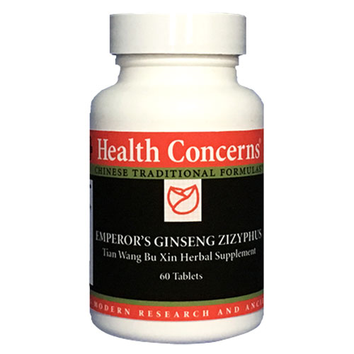 EMPEROR'S GINSENG ZIZYPHUS 60 TABS, HEALTH CONCERNS