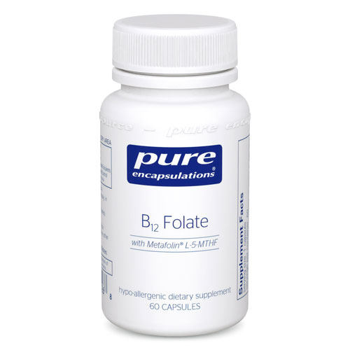 B12 FOLATE 60'S, PURE ENCAPSULATIONS